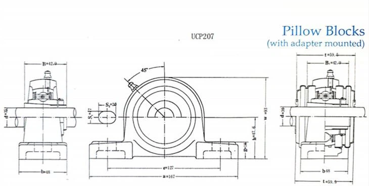 NAF pillow block bearing supplier